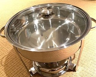 New stainless chafing dish