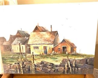 Arthur Fox/oil on board