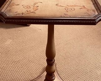 Small pedestal table