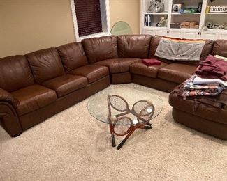 Leather Sectional