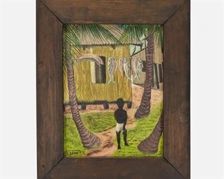 Edward Bennett "Morenal De San Juan" Oil Painting