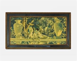 Original Maxfield Parrish Framed Garden of Allah 1918 Print