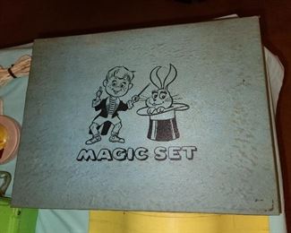 Vintage Magic Set W/ Tricks & Original Box