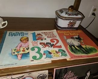 Vintage Children's Linen Books