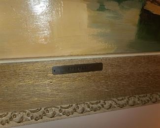 Oversized Rosselli Framed Painting