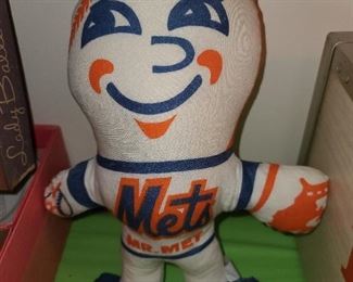 Vintage Mr.Met Plush Doll