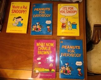 Vintage Peanuts Paperback Books