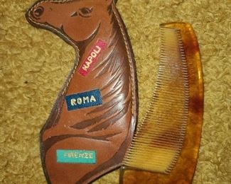 Vintage Horse Italian Come In Case