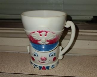 Vintage Marching Band Drum Major Plastic Kid's Cup