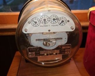 Meter Lamp (Gears Turn When Plugged In)