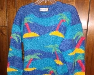 AMAZING Vintage Palm Tree Island Sweatshirt