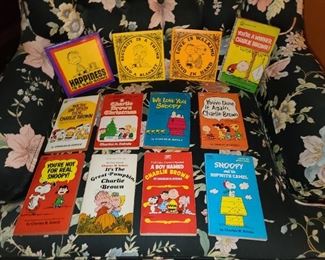 Vintage Snoopy Peanuts Paperback Books