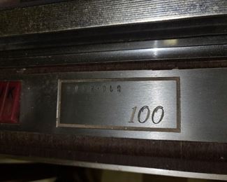 Vintage Rock-Ola Jukebox (Lights Up, Turns On, & Changes Disc)