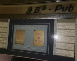 Vintage Rock-Ola Jukebox (Lights Up, Turns On, & Changes Disc)