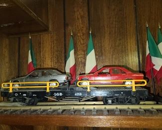 Car Models W/ LGB Train Car