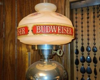 Vintage Budweiser Beer Sign Light Up Lamps