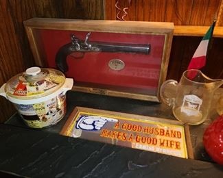 Seagram 7 Framed Bar Display