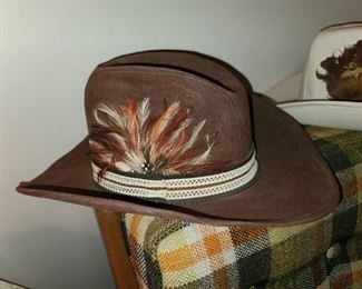 Cowboy Hat W/ Feather