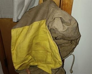 Vintage Military Backpack