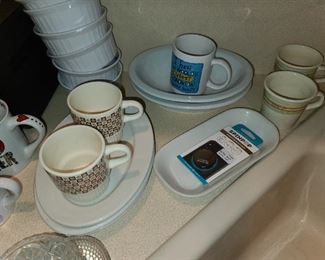 Assorted Kitchen Contents (Dishware, China, Crystal, Glassware, Pots & Pans, Small Appliances, Etc.)