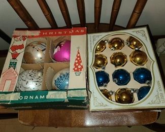 Vintage Glass Christmas Ornaments (Shiny Brite, Etc.)