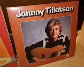 AUTOGRAPHED Johnny Tillotson LP Album