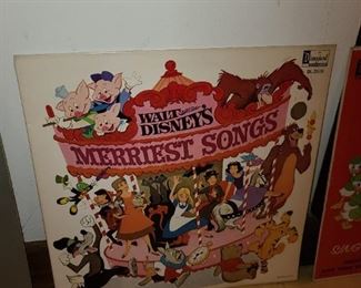 Walt Disney's Merriest Songs LP Album
