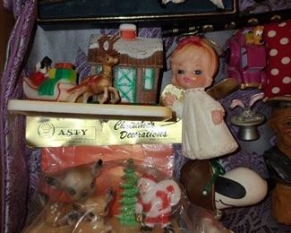 Assorted Vintage Christmas Decor