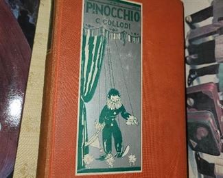 Antique Pinocchio Book