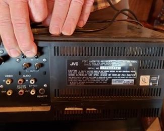 JVC Video Cassette Recorder Model# HR-7650U $150
