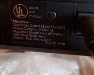 Quasar Model #VA610RQ Video Cassette Recorder in Case with Power Supply Model# KT531RF Owners Manual & More Call