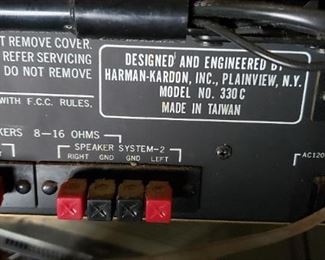 Harmon Kardon #330c AM/FM Stereo Receiver with Manual $275