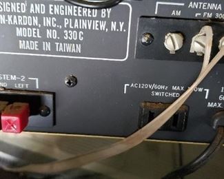 Harmon Kardon #330c AM/FM Stereo Receiver with Manual $275