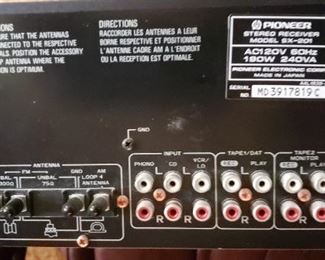 Pioneer #SX-201 Stereo Receiver $95