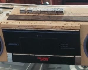 JC Penney Ambience #681-3007 Surround Sound AM/FM Stereo Radio Cassette Recorder with Built-in AC Transformer Call