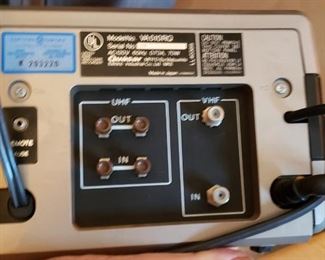 Quasar Model #VA610RQ Video Cassette Recorder in Case with Power Supply Model# KT531RF Owners Manual & More Call