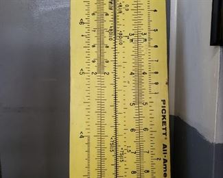 Super Rare 7' Picket Slide Ruler (listing on eBay) $995