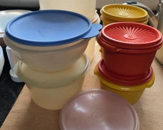 Assorted Vintage Tupperware 