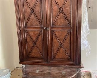 Large Entertainment Center or can be used an armoire. 