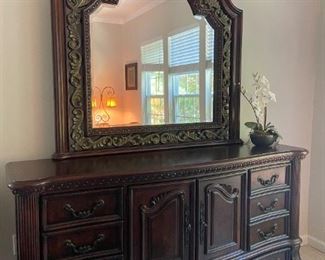 Primary Dresser with Mirror (Matches the primary bed set and night stands)