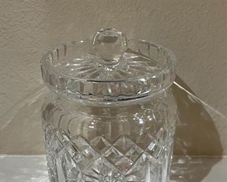Waterford biscuit jar