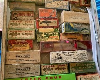 GREAT! old lures some in  boxes