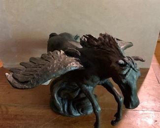 GREAT BRONZE WITH PAPERS