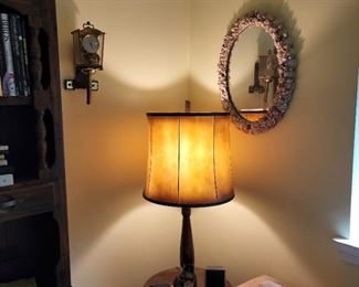 lamp with table: 60in. high