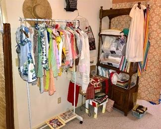 More vintage hand made aprons, Christmas items, and more!