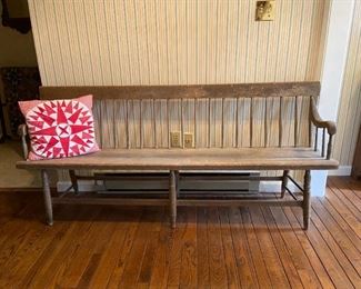 antique bench