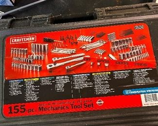 Complete 155 piece Craftsman tool kit with case