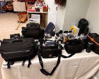 Minolta, nikon, Sony, etc photo equipment, lenses