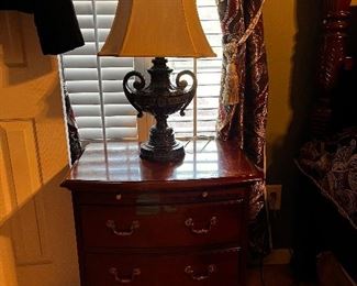 Pair of Matching Nightstands and lamps