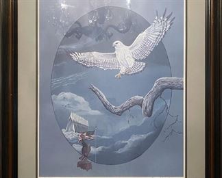"Freedom Flight" signed and numbered print